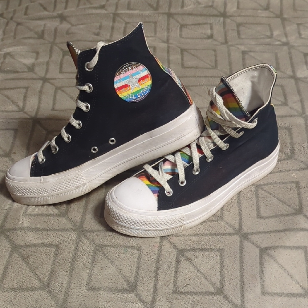 Custom platform Pride Converse All Star High-Top … - image 2